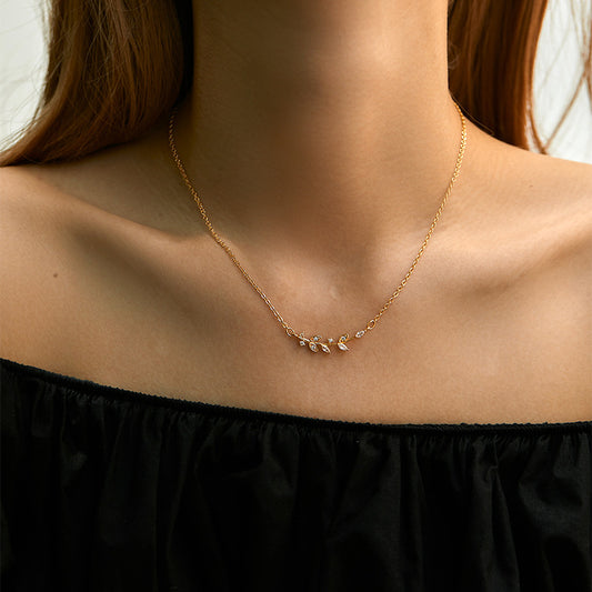 Gold-Plated Pendant Necklace