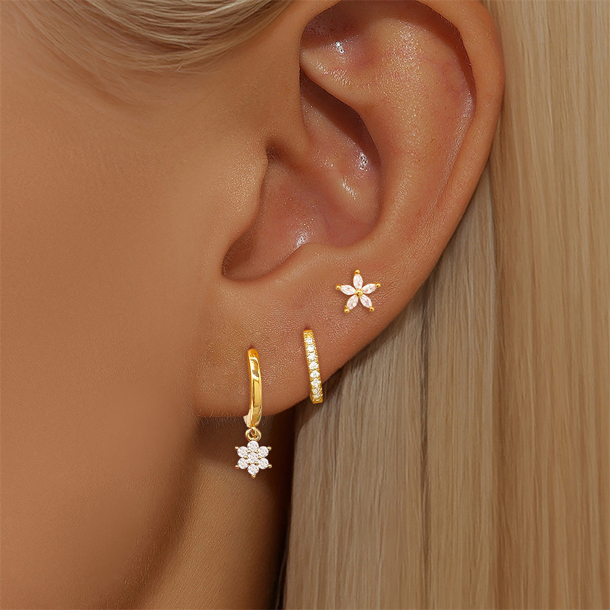 Charm Hoop Earrings