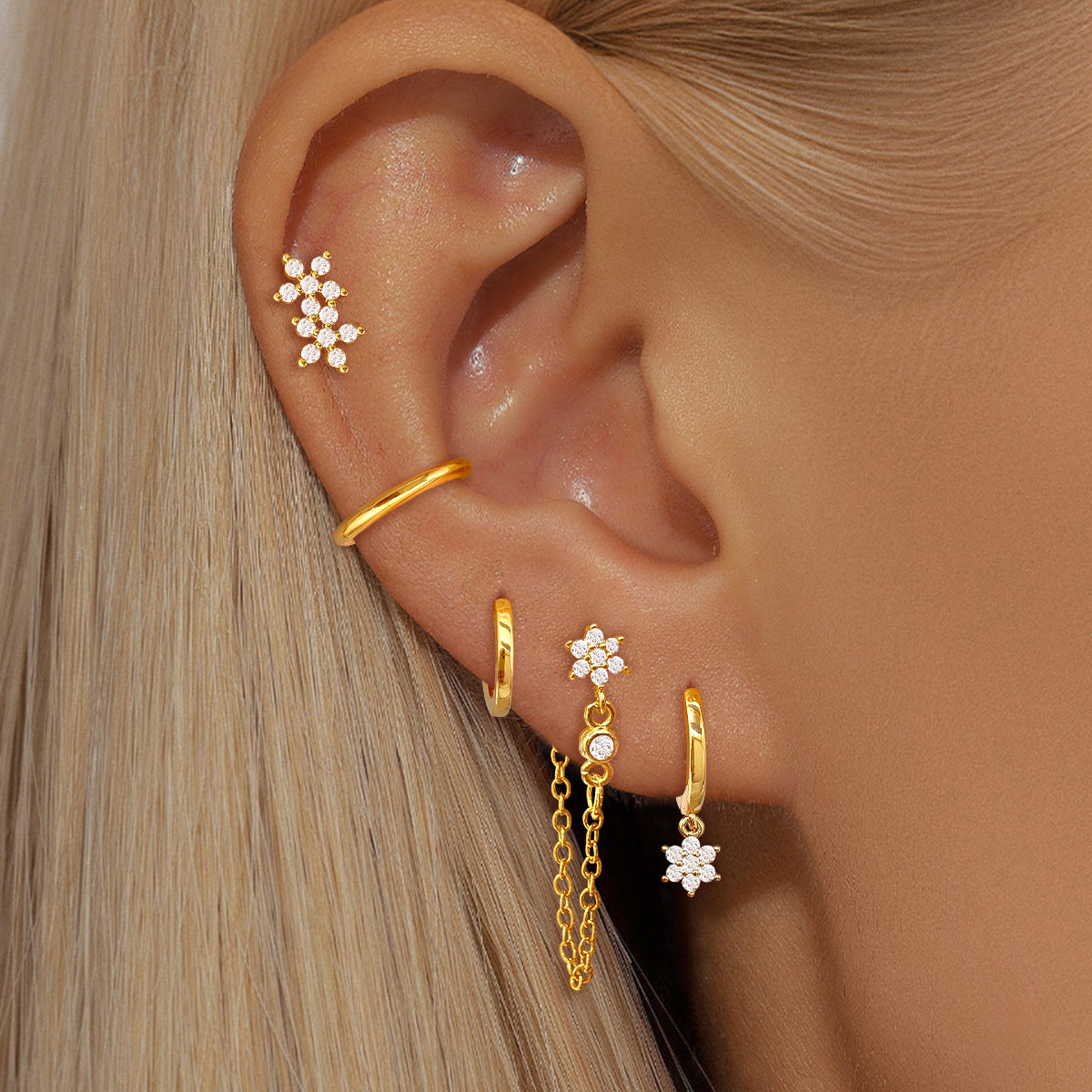 Charm Hoop Earrings