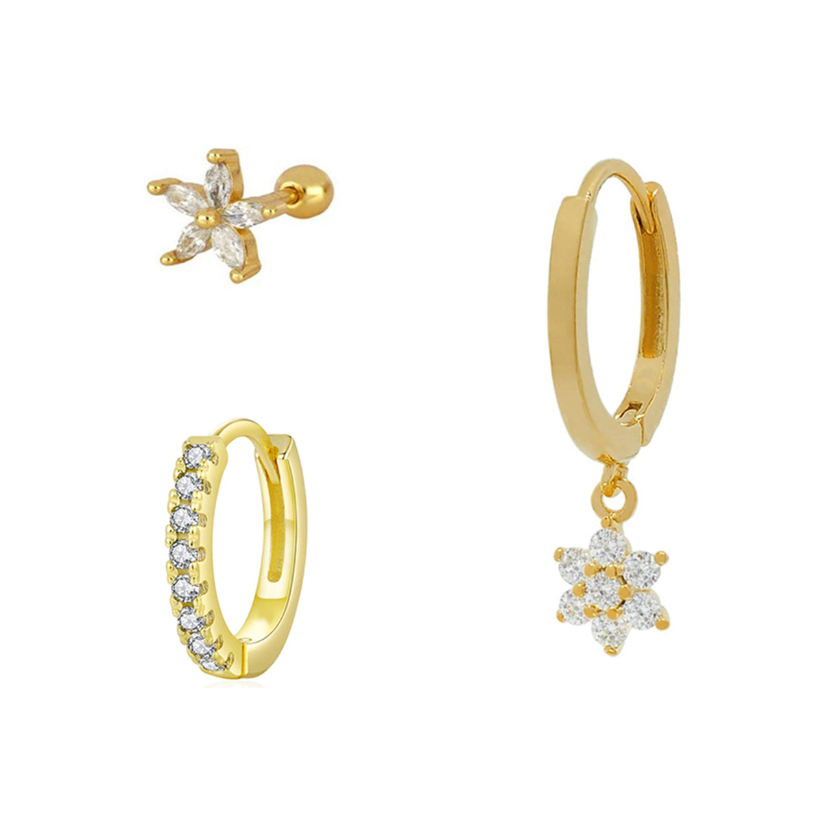 Charm Hoop Earrings