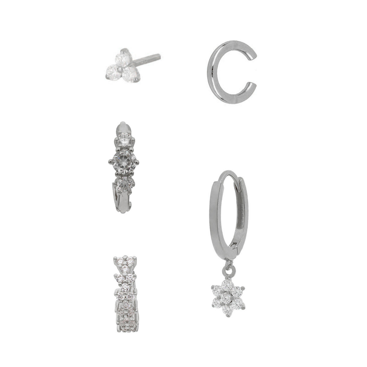 Charm Hoop Earrings
