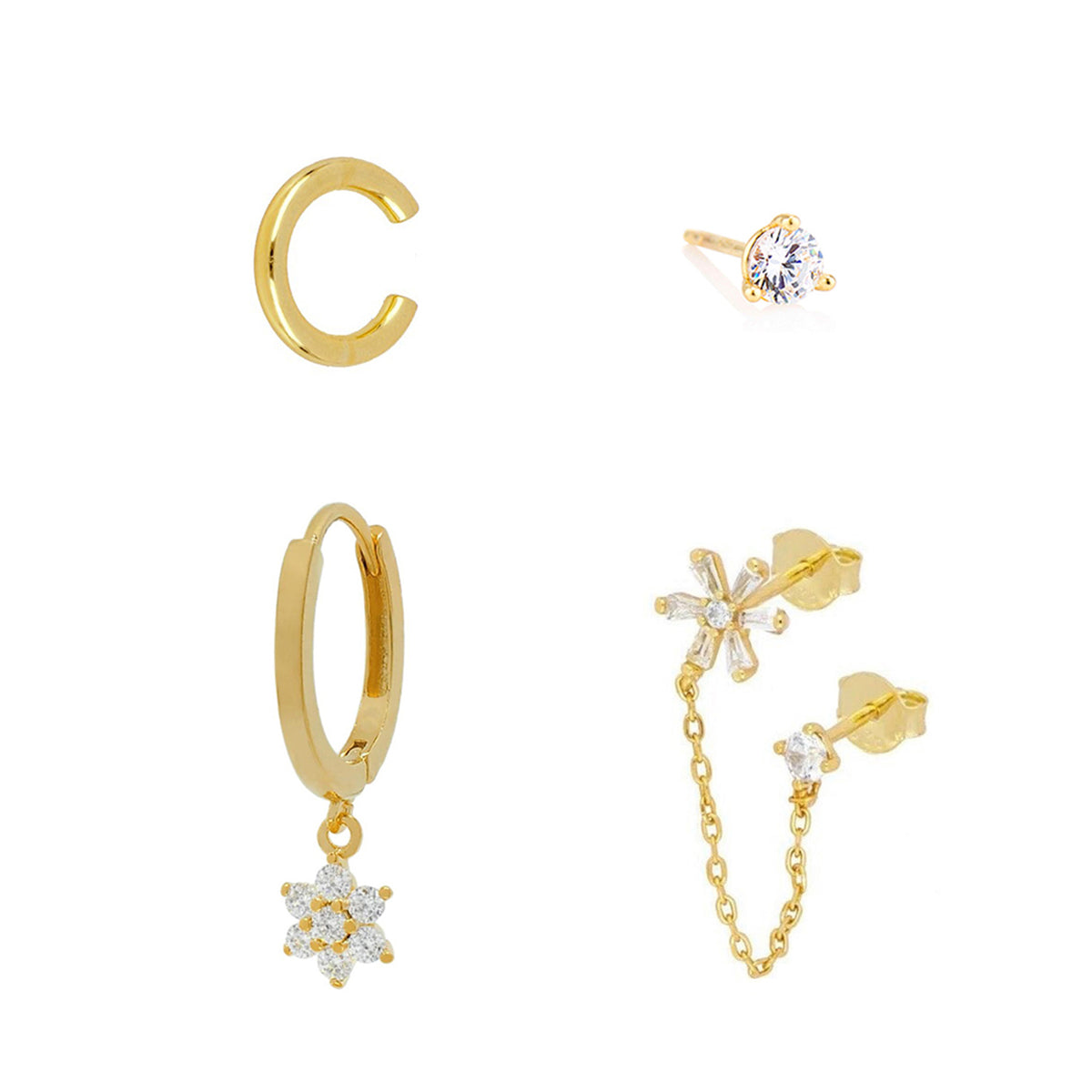 Charm Hoop Earrings