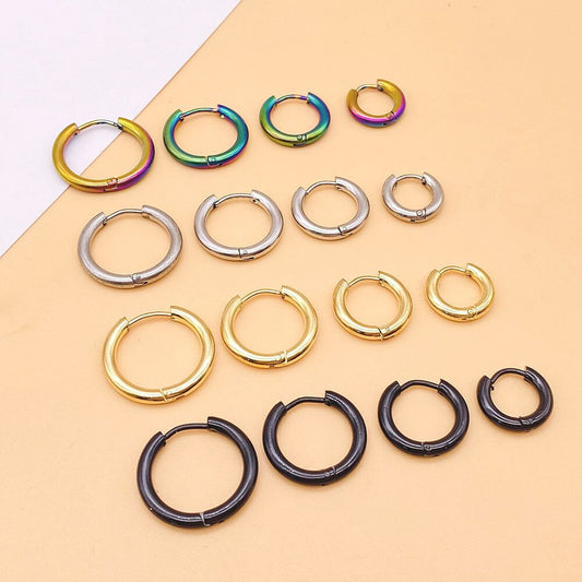 Stainless Steel Hoop Earrings
