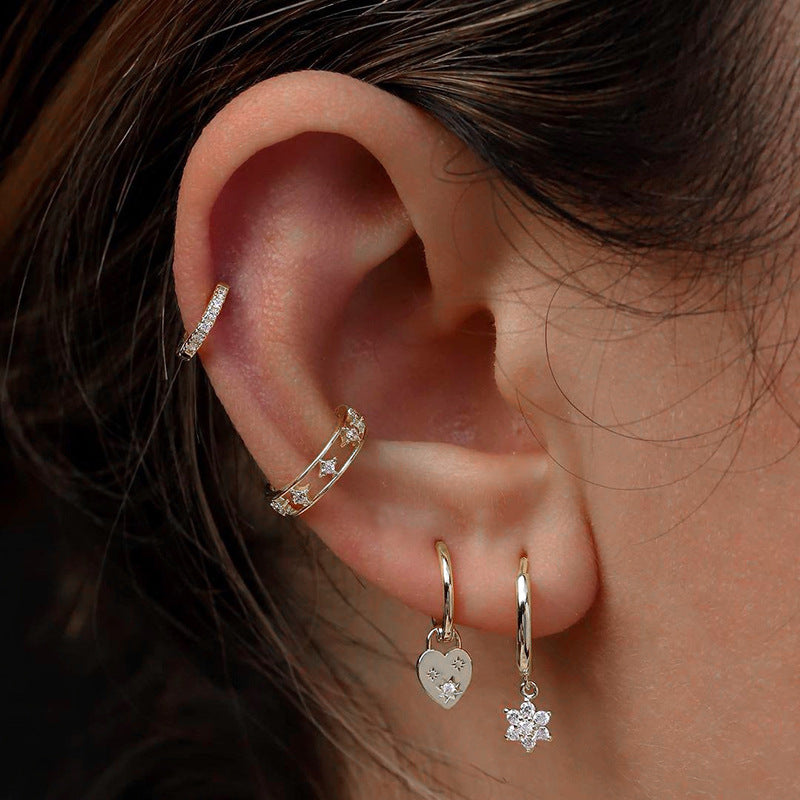 Charm Hoop Earrings