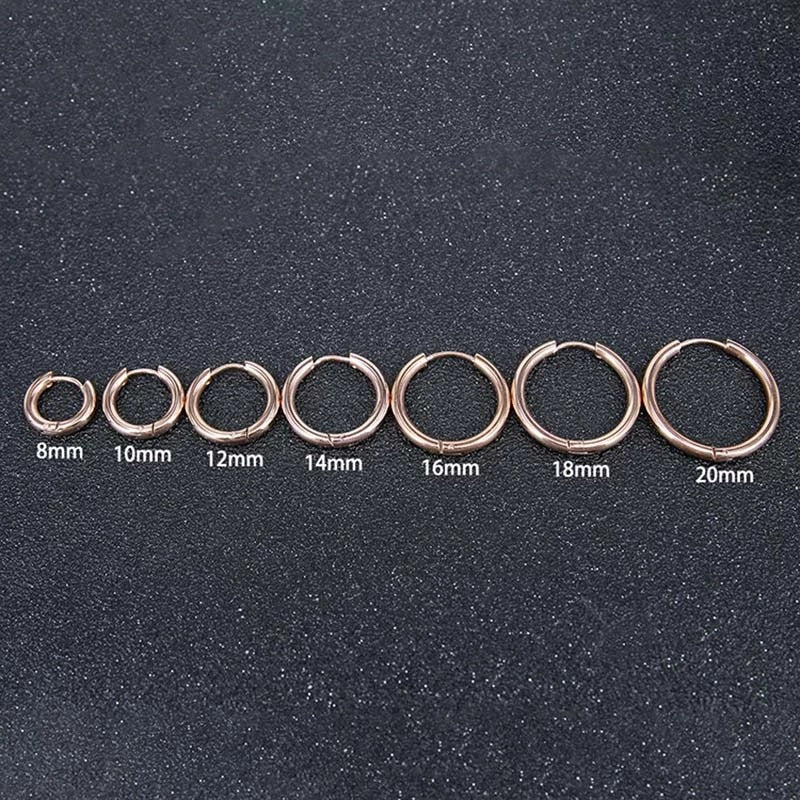 Stainless Steel Hoop Earrings