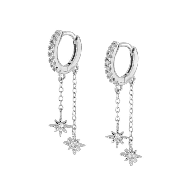Charm Hoop Earrings