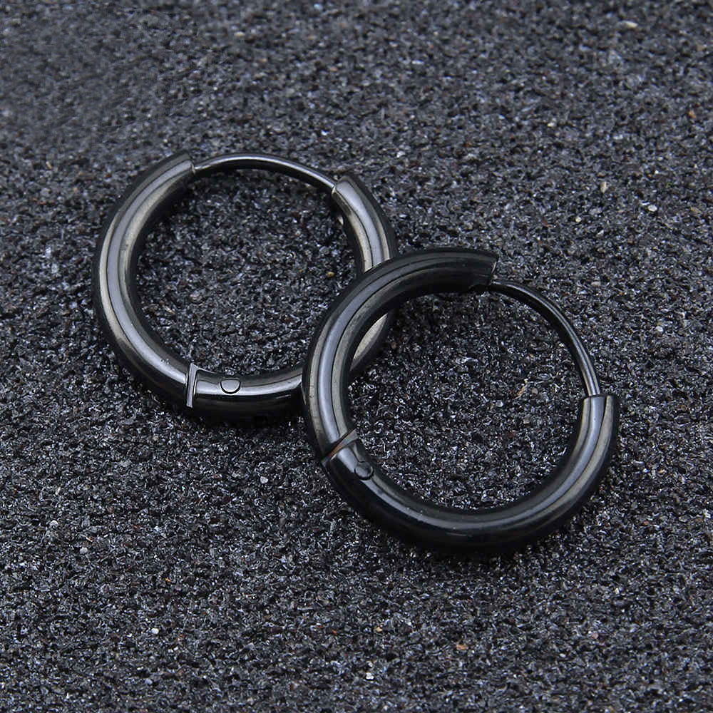 Stainless Steel Hoop Earrings