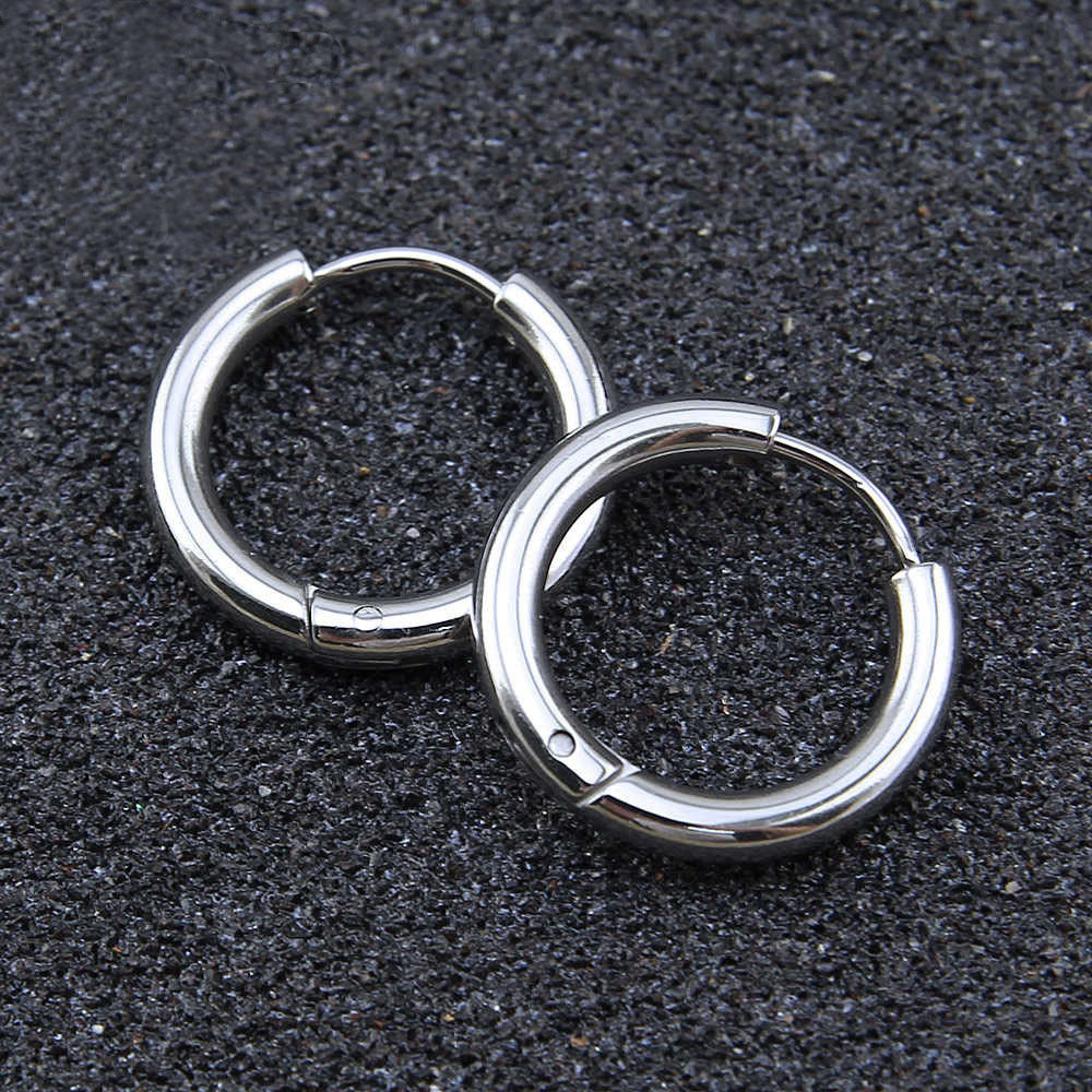Stainless Steel Hoop Earrings