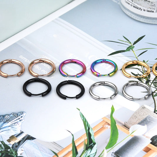 Stainless Steel Hoop Earrings