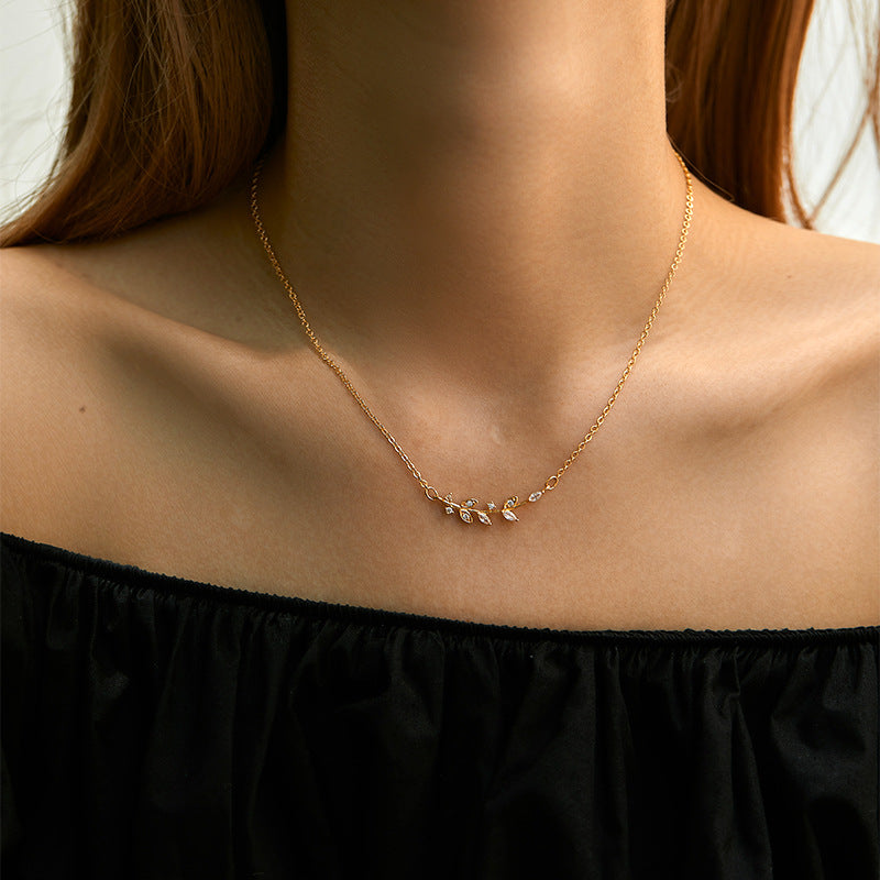 Gold-Plated Pendant Necklace