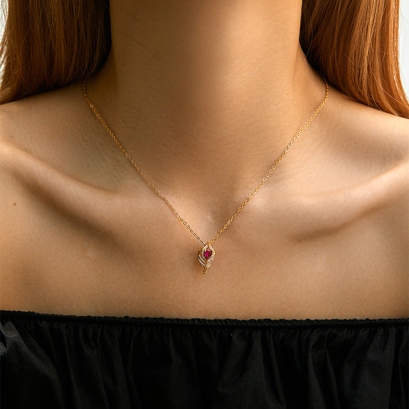 Gold-Plated Pendant Necklace