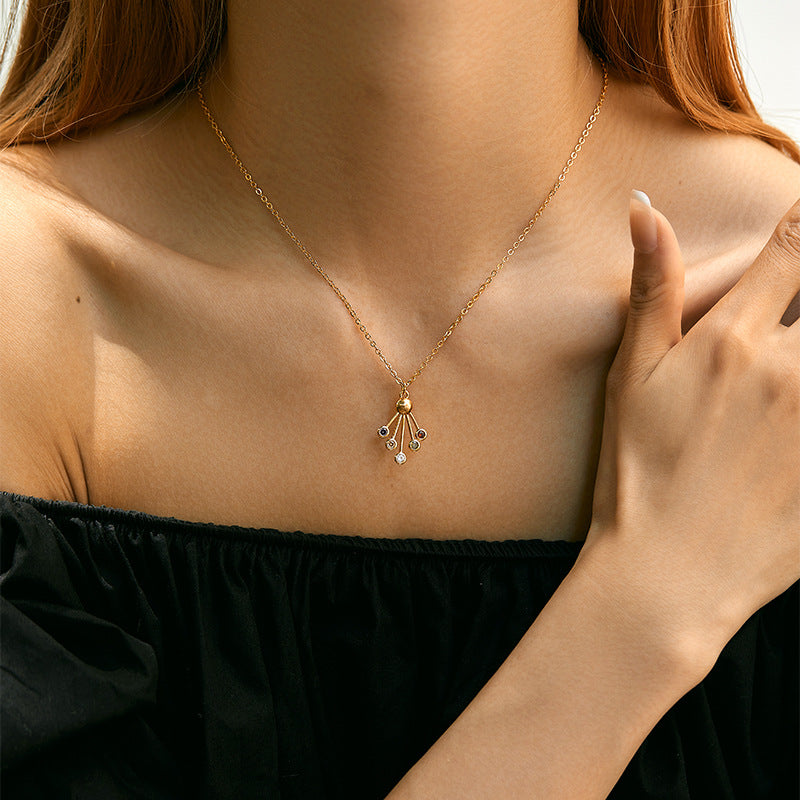 Gold-Plated Pendant Necklace
