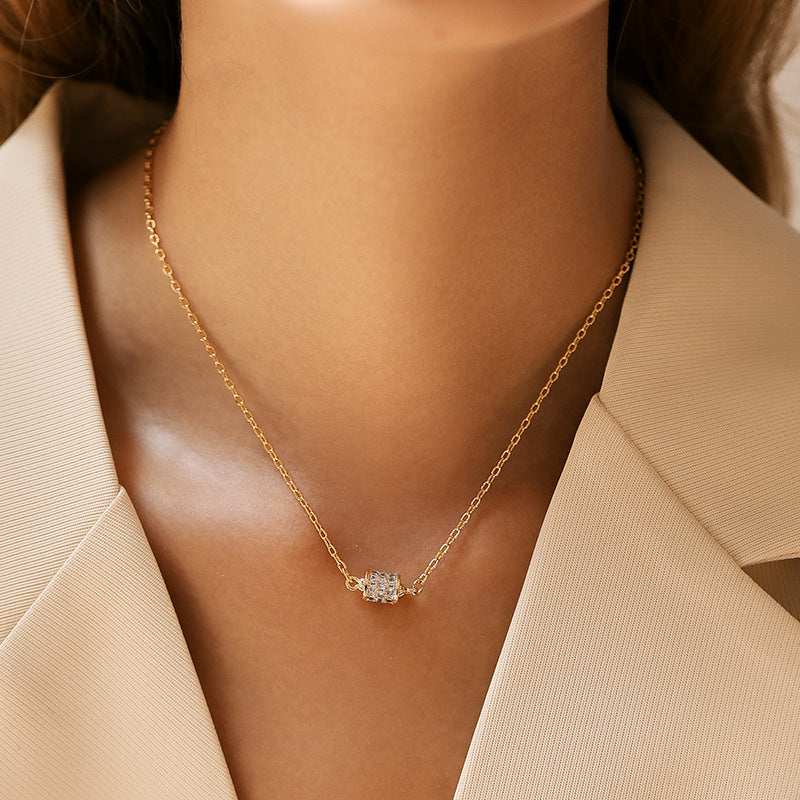 Gold-Plated Pendant Necklace