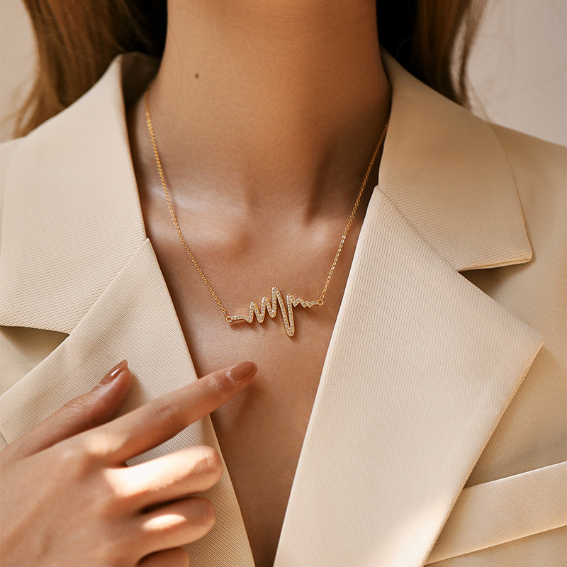 Gold-Plated Pendant Necklace
