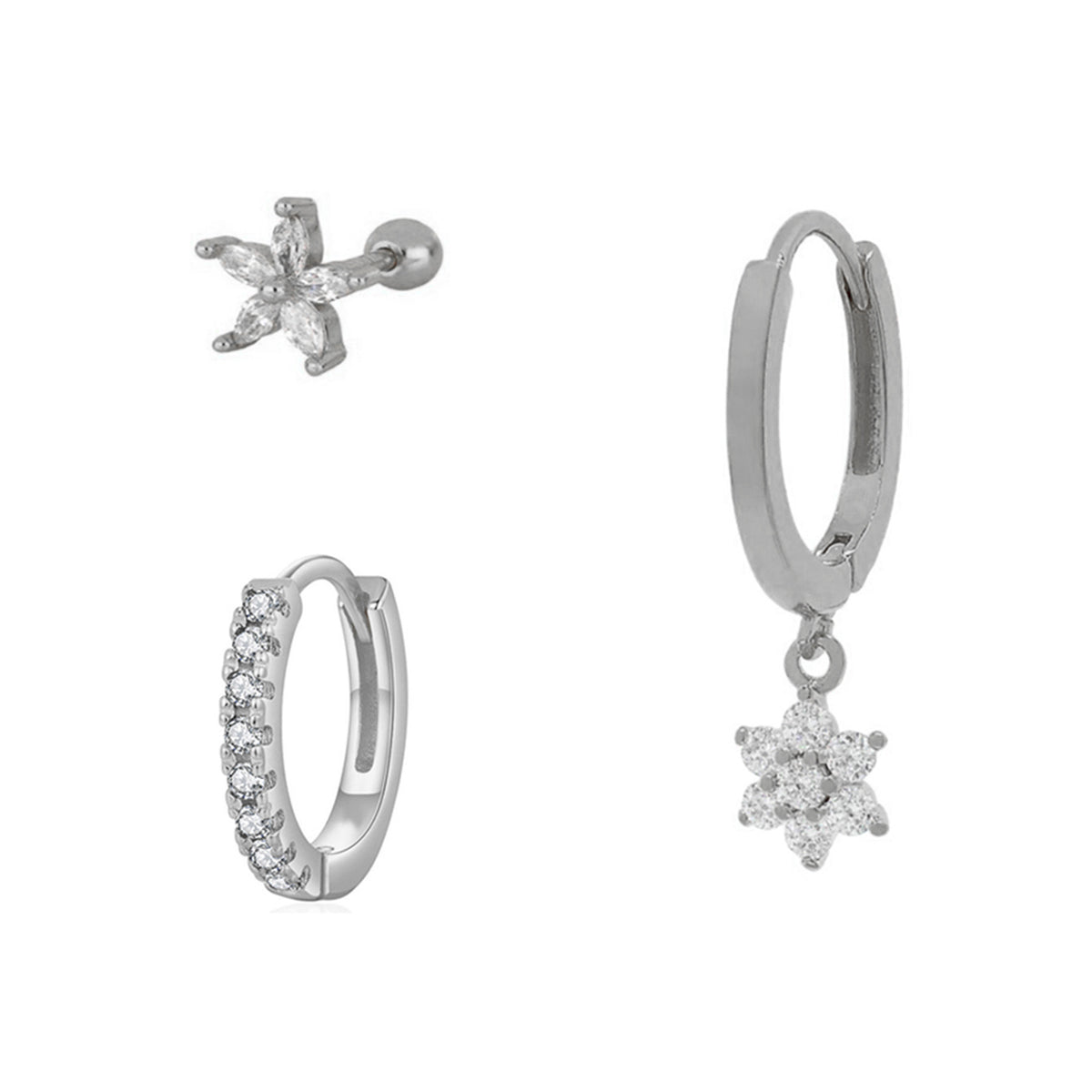 Charm Hoop Earrings