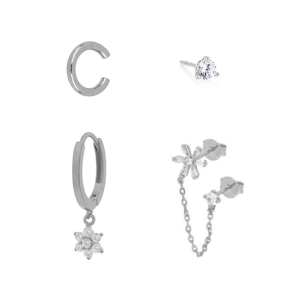 Charm Hoop Earrings