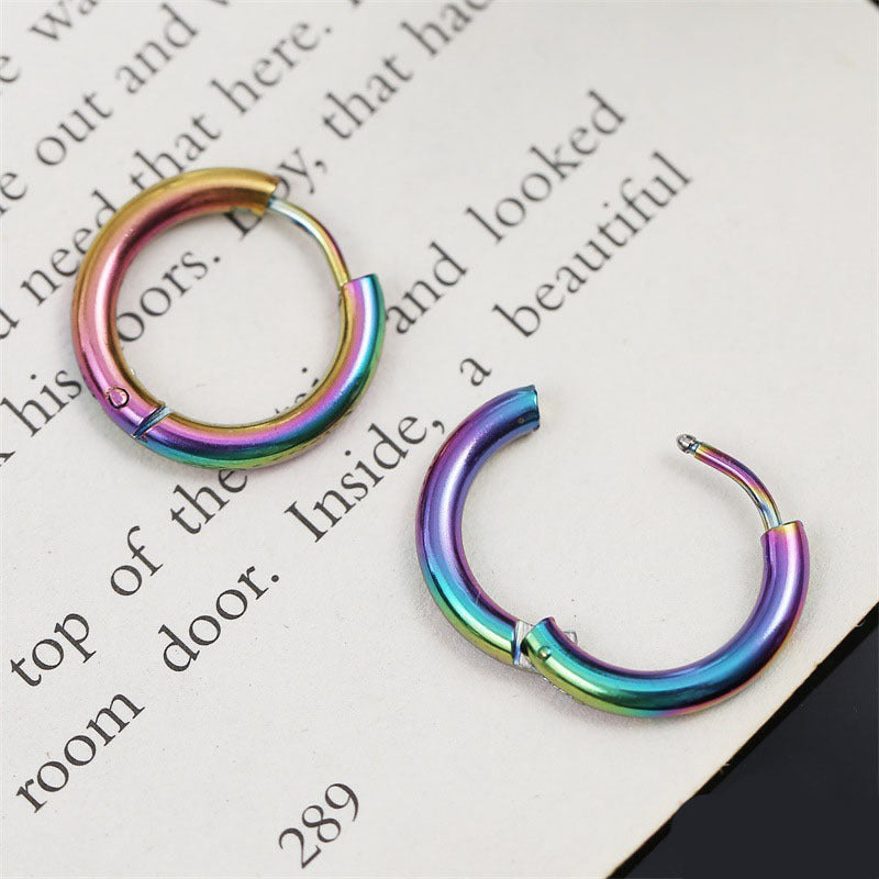 Stainless Steel Hoop Earrings