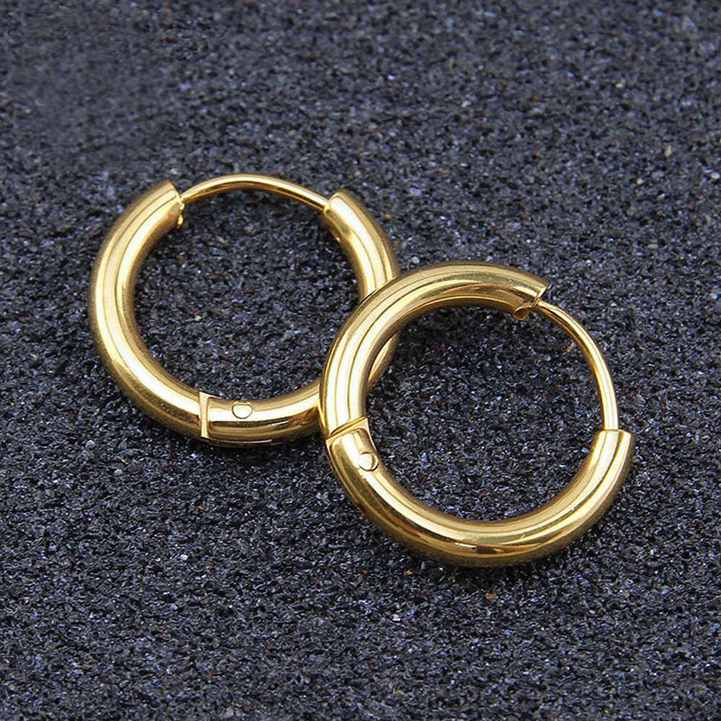 Stainless Steel Hoop Earrings