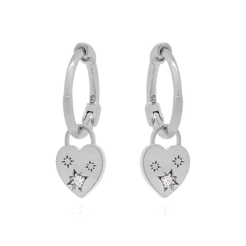 Charm Hoop Earrings