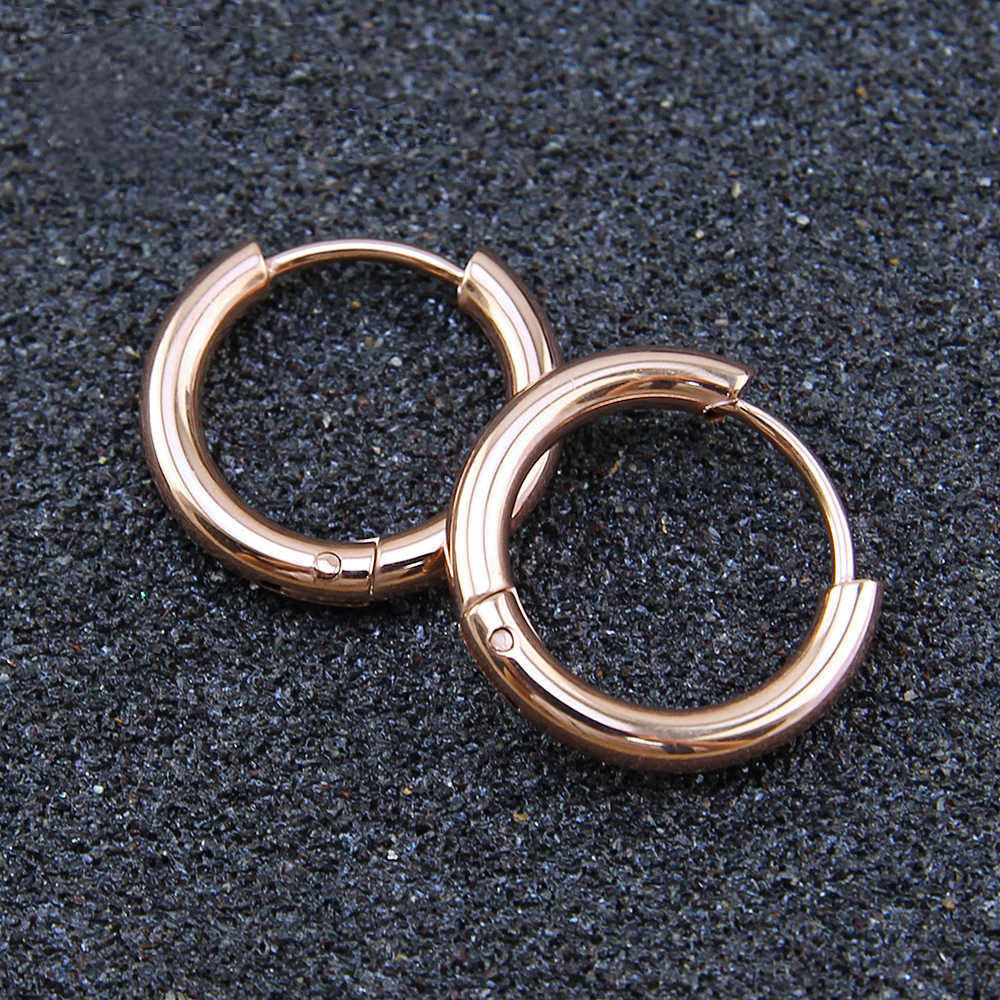 Stainless Steel Hoop Earrings
