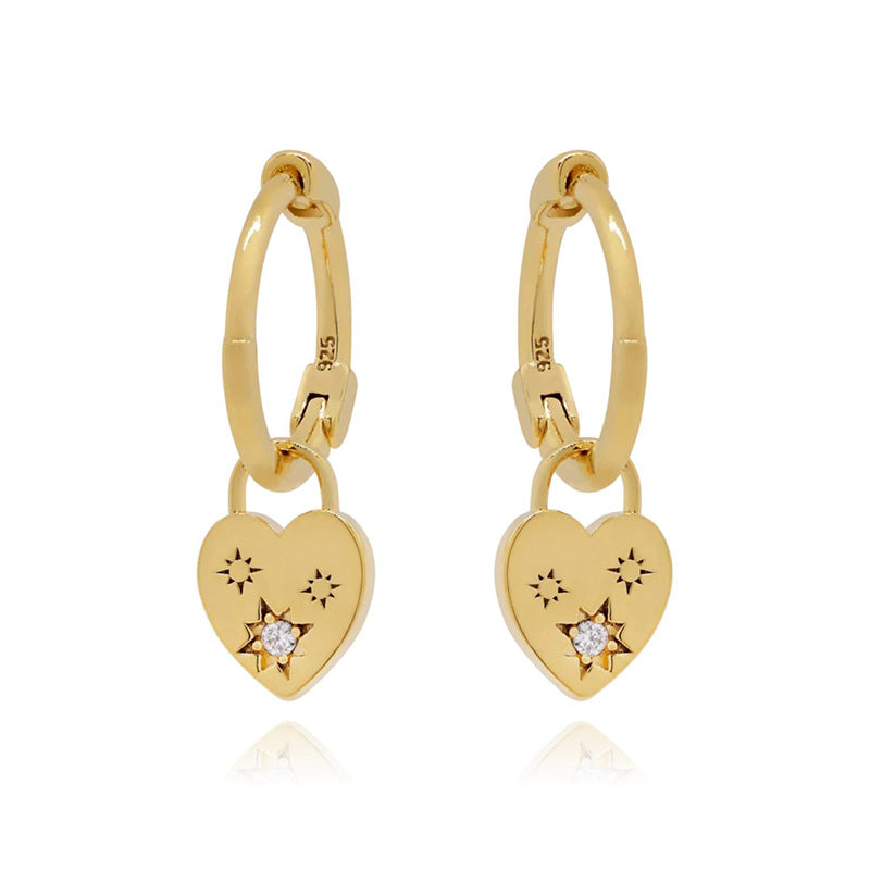 Charm Hoop Earrings